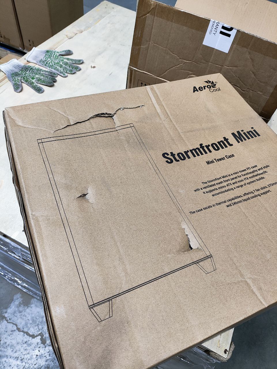 Корпус AeroCool Stormfront Mini-G-BK-v1 (ACCM-ES10003.11) Black без БЖ Корпус AeroCool Stormfront Mini-G-BK-v1 (ACCM-ES10003.11) Black без БЖ