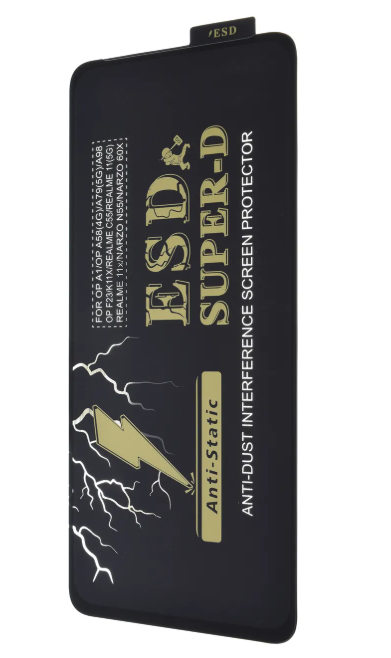 Захисне скло WEADDU Super D ESD Realme C55 black Захисне скло WEADDU Super D ESD Realme C55 black