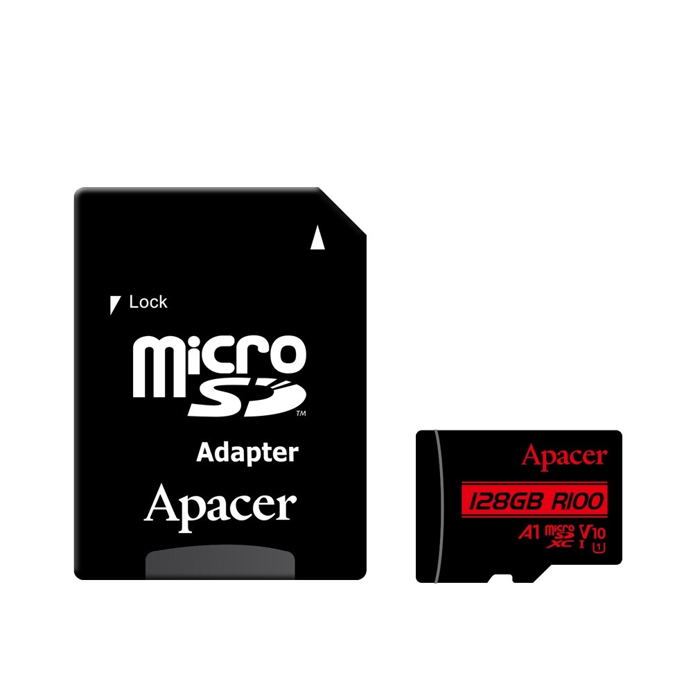 Карта пам`ятi MicroSDHC 128GB UHS-I Class 10 Apacer + SD adapter (AP128GMCSX10UB-R) Карта пам`ятi MicroSDHC 128GB UHS-I Class 10 Apacer + SD adapter (AP128GMCSX10UB-R)