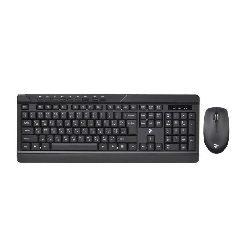 Комплект (клавіатура, миша) бездротовий 2E MK410 Black (2E-MK410MWB) Комплект (клавіатура, миша) бездротовий 2E MK410 Black (2E-MK410MWB)