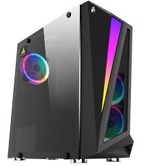 Корпус 1stPlayer R5-3R1 Color LED Black без БЖ Корпус 1stPlayer R5-3R1 Color LED Black без БЖ