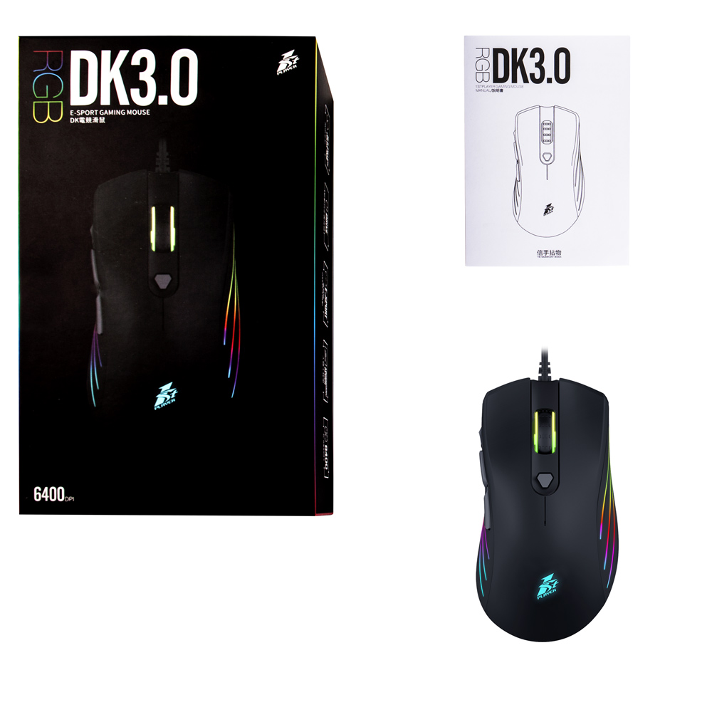 Миша 1stPlayer DK3.0 Black USB Миша 1stPlayer DK3.0 Black USB