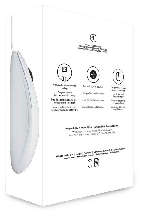 Миша Logitech B100 White (910-003360) Миша Logitech B100 White (910-003360)