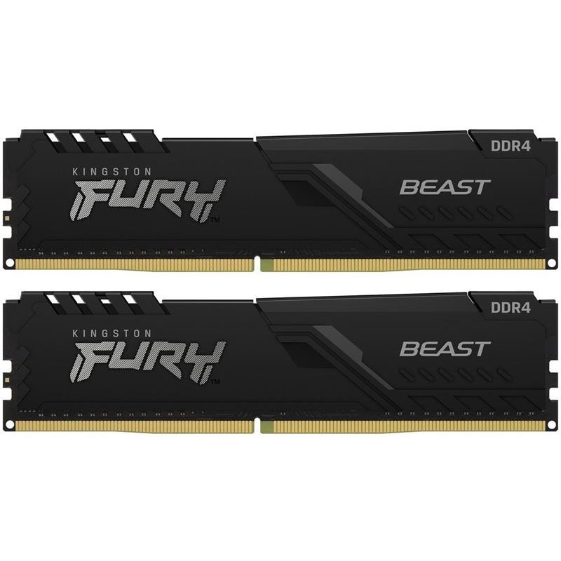 Модуль пам`ятi DDR4 2x8GB/3200 Kingston Fury Beast Black (KF432C16BBK2/16) Модуль пам`ятi DDR4 2x8GB/3200 Kingston Fury Beast Black (KF432C16BBK2/16)