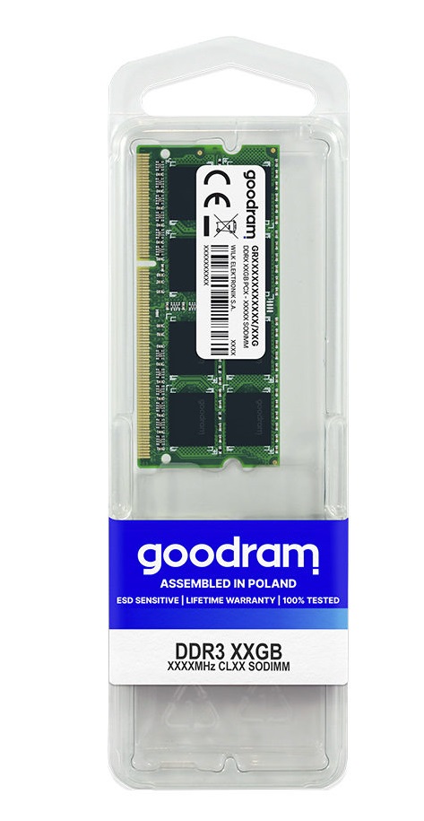 Модуль пам`ятi SO-DIMM 8GB/1600 DDR3 1,35V Goodram (GR1600S3V64L11/8G) Модуль пам`ятi SO-DIMM 8GB/1600 DDR3 1,35V Goodram (GR1600S3V64L11/8G)